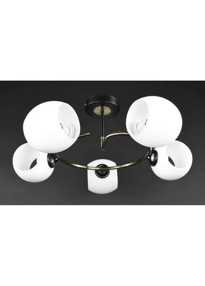 Стельова люстра на 5 лампочок 27423 Бронза 26х62х62 см. Sunnysky (324396527)