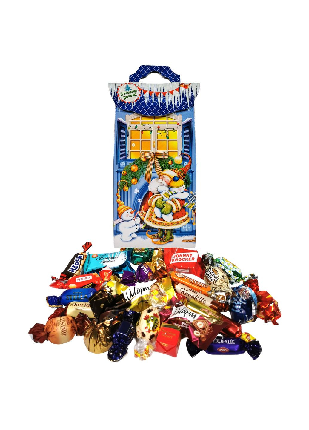 Подарок №3 (Шоколадный) "Смаколики", 305 г Унікальна цукерка (372656310)