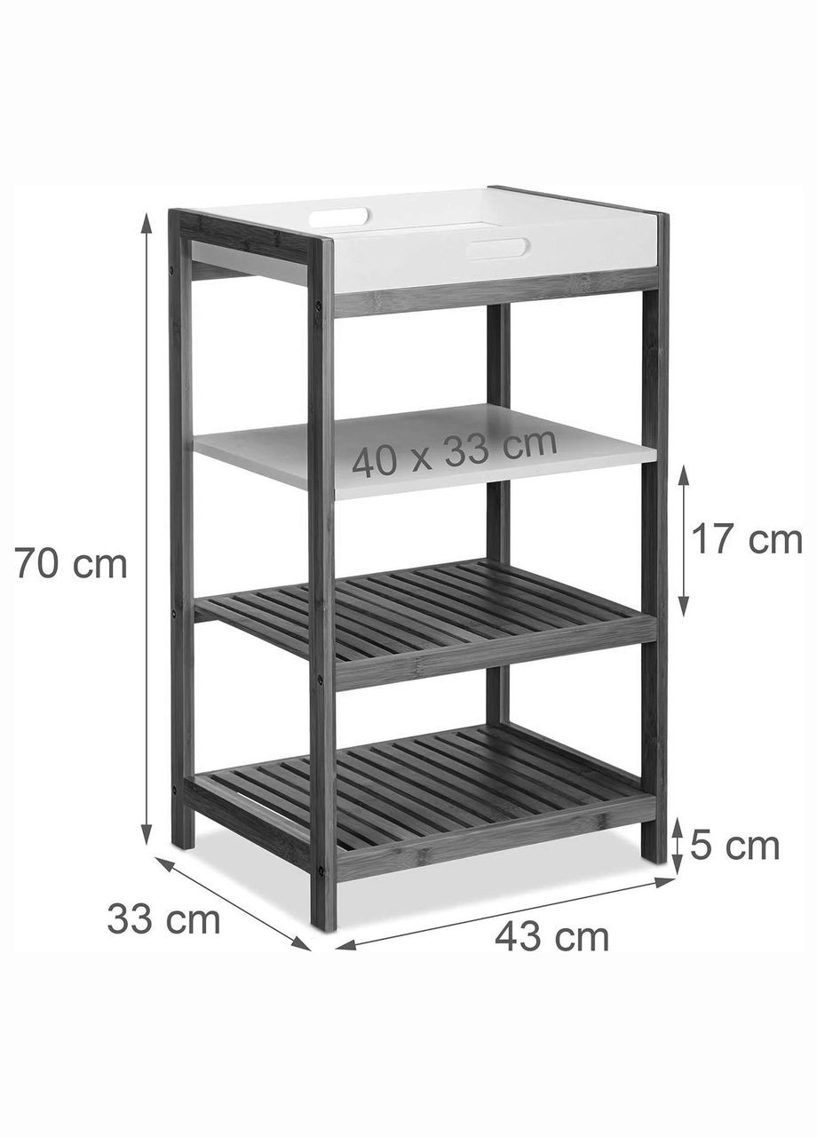 Этажерка для ванной из дерева Кена корица (ВЖТ-003133) No Brand (328209346)