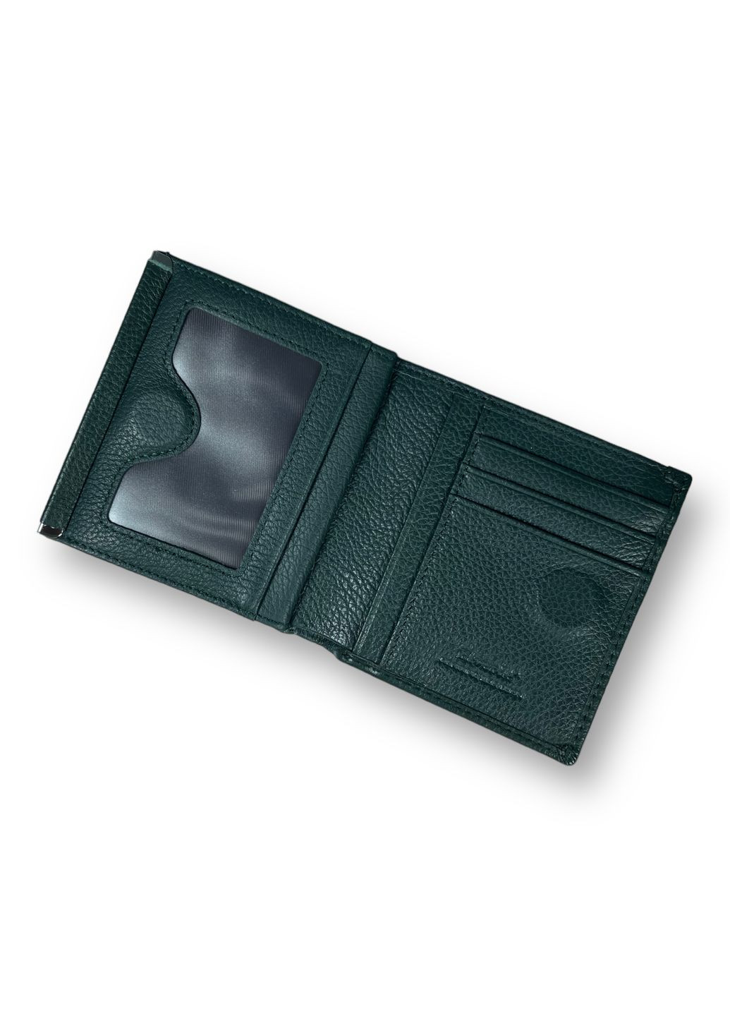 Жіночий гаманець натуральна шкіра 2 відділення та 5 відділення для картки розмір: 10.5*10*2 см зелений H. Verde (266911892)