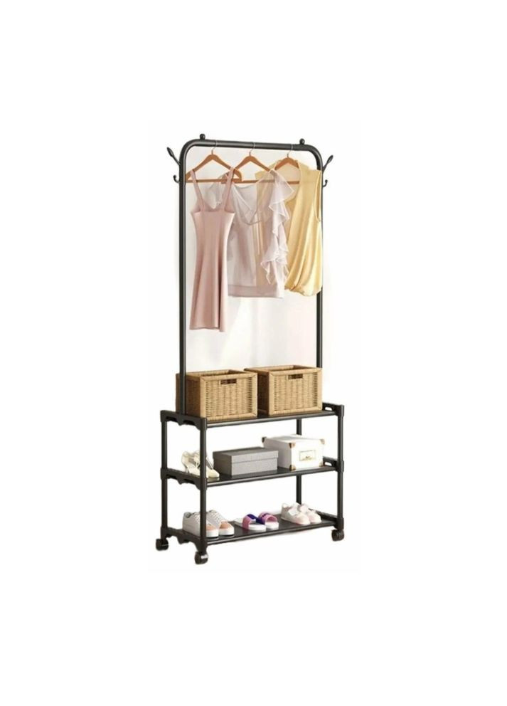 Вешалка-стойка с полками для обуви 56*34.5*162см Home (328438790)