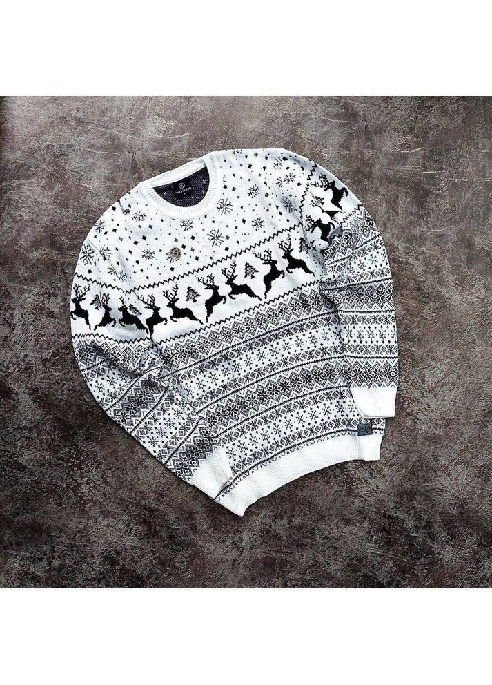 ❄️Новорічний светр з оленями батал🦌 No Brand (367583572)