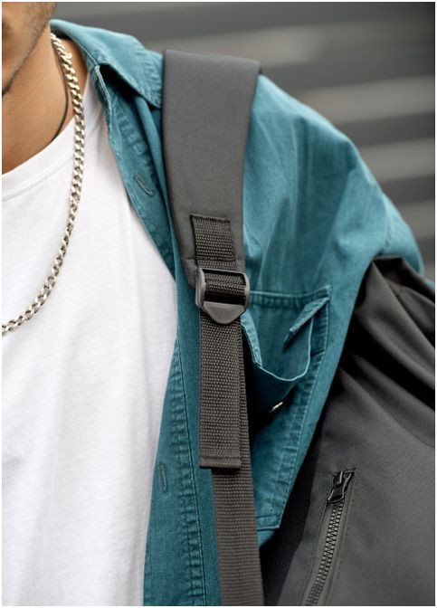 Чоловічий рюкзак RollTop One з принтом "Graphity" (R-24238715m-VS) Sambag (302450095)