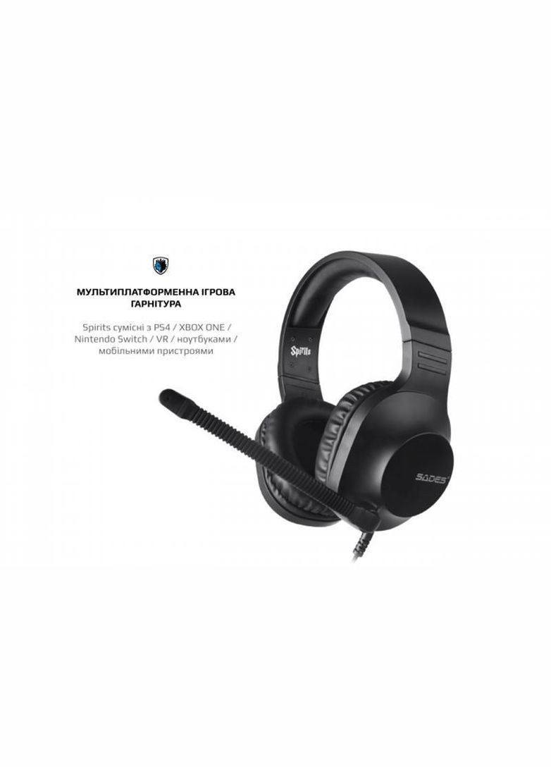 Гарнитура SA-721 Spirits Black (sa721bkj) Sades (332969799)