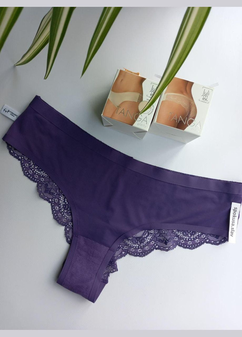 Трусики бразиліани чорні tanga Julimex (324833448)