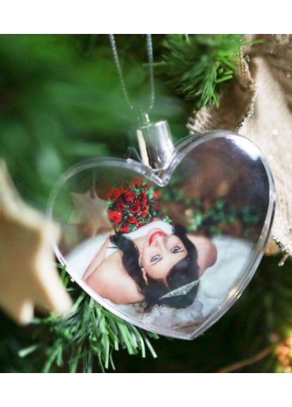 Елочная игрушка с фотовставкой 2шт Livarno home (354828842)