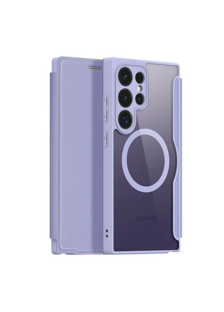 Чехол-книжка Dux Ducis Skin X Pro with MagSafe для Samsung Galaxy S24 Ultra 5G (S928) Purple No Brand (391201484)