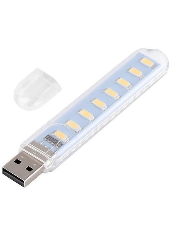 USB Лампочка сенсорная фонарик - флешка 8LED 4W 6000К( свет) 5V PTR No Brand (317769214)