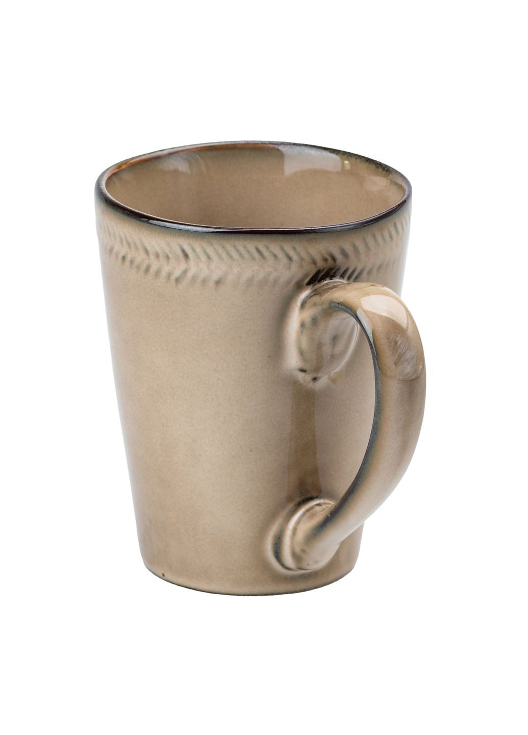 Чашка фарфоровая в стиле ретро 300 мл, Happy Life (361678596)