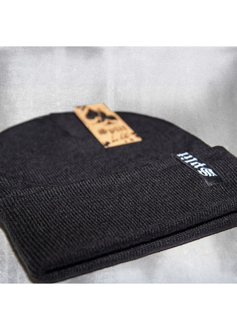 Шапка мужская черного цвета демисезон, зима No Brand (363979549)