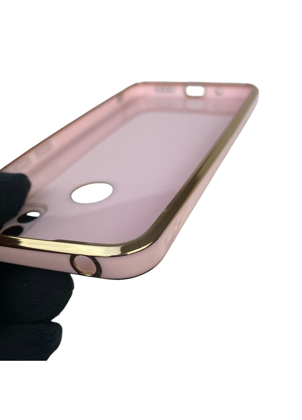 Чехол для Redmi 10A с кольцом MagSafe с золотой окантовкой на сяоми редми 10а пудровый gs1 Xiaomi (366234124)