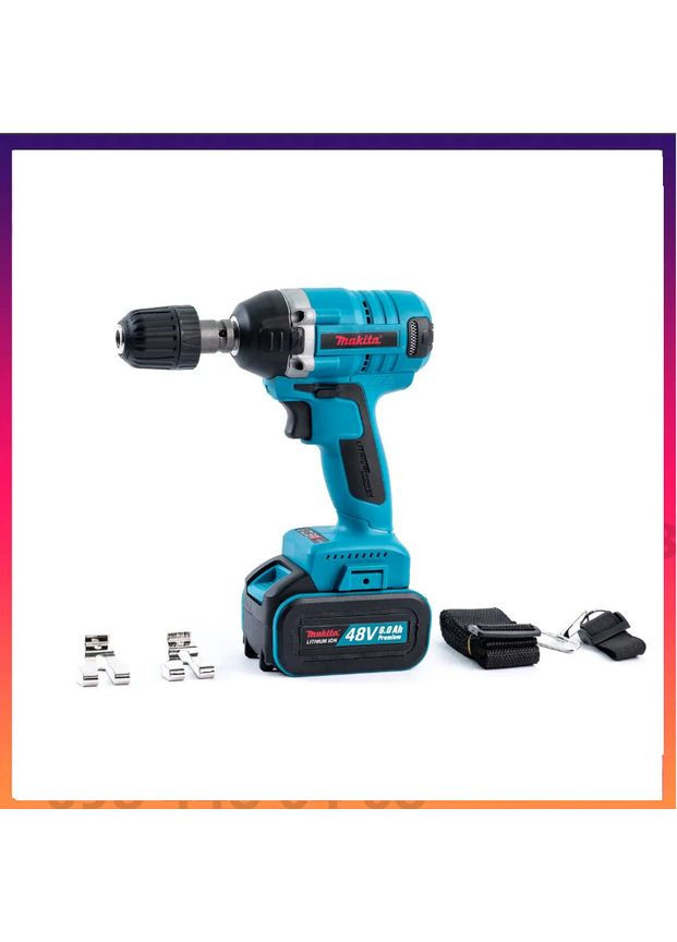 Айковерт акумуляторний DTW251Z 500 Nm (48V 6AH) безщітковий Гвинтоверт для шиномонтажу макіта для авто Makita (368682214)