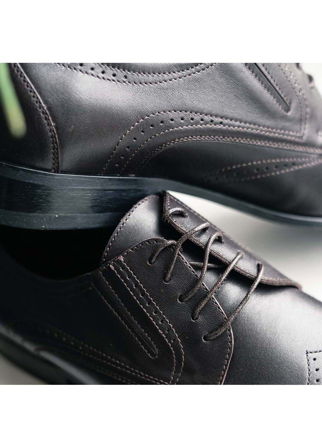 Коричневые кэжуал туфли броги Ikos на шнурках