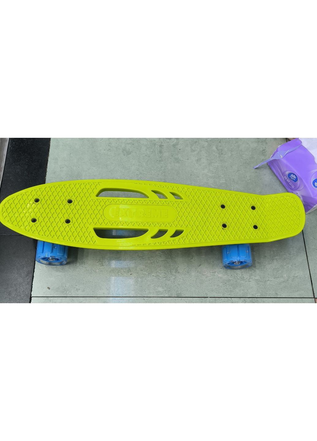 Пенниборд з PU колесами та підсвіткою, розмір 56x15 см, в асортименті - No Brand SC25143 (371927247)