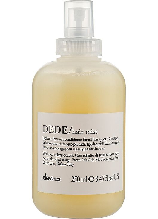 Несмываемый спрей-кондиционер Tonico Delicato 250ml (13537-130909) Davines (368646968)