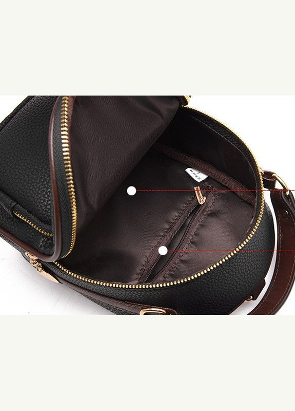 Модный женский мини рюкзак черный (без брилка)(BRT) Brettani (362475478)