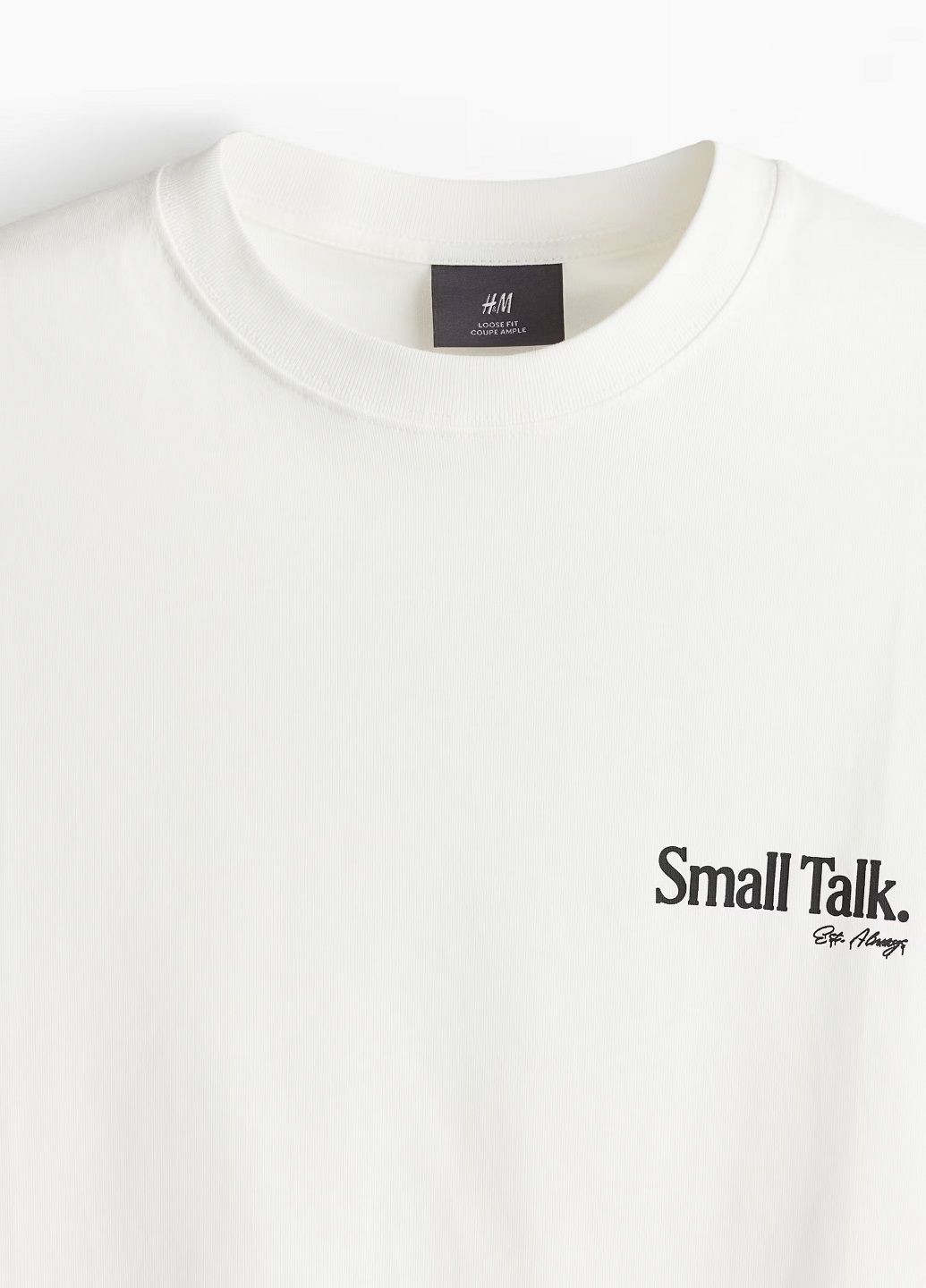 Белая футболка H&M