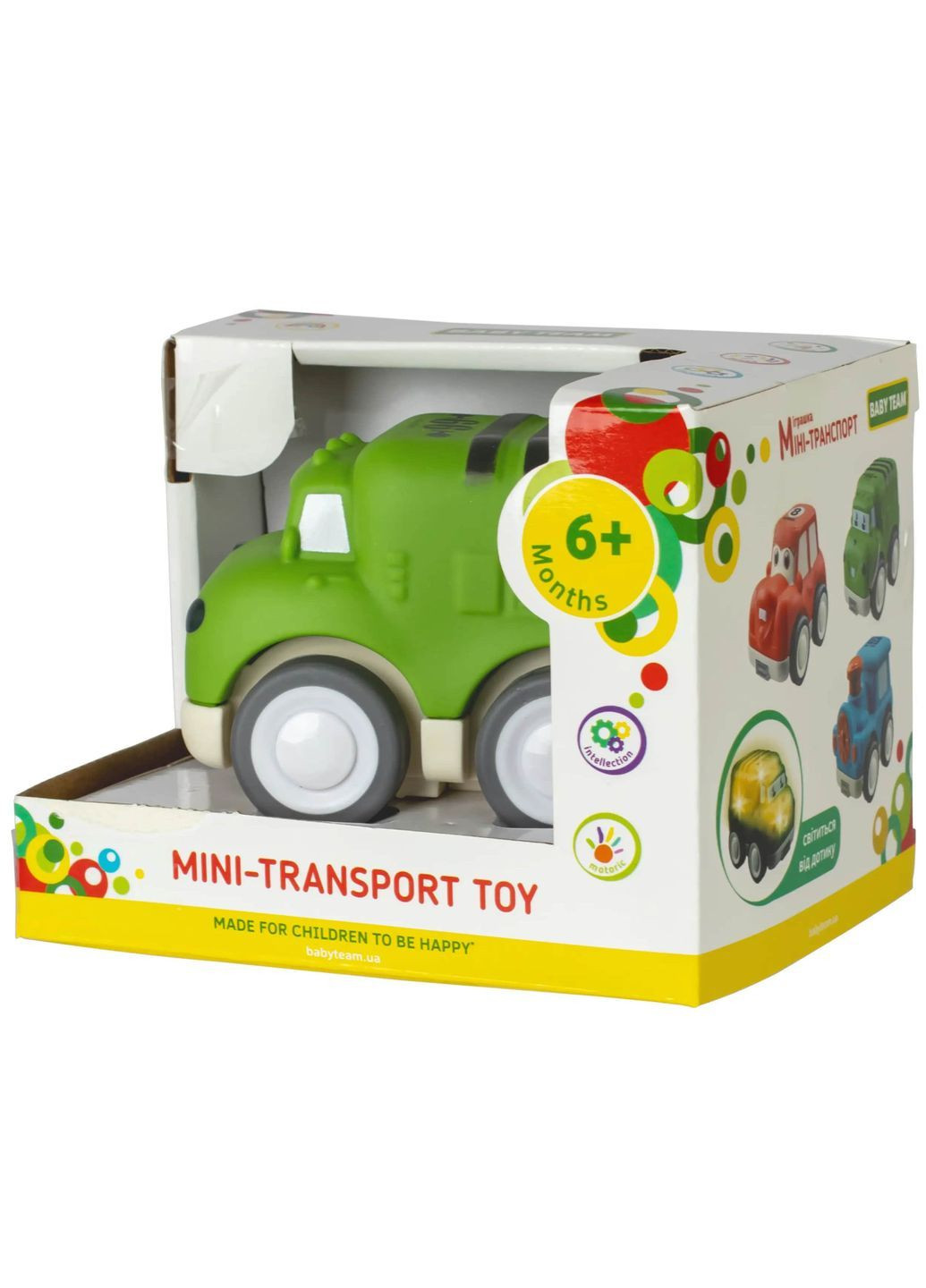 Игрушка Мини-транспорт Машинка, зеленый (8604_зеленая машинка) Baby Team 8604_зелена машинка (366524431)