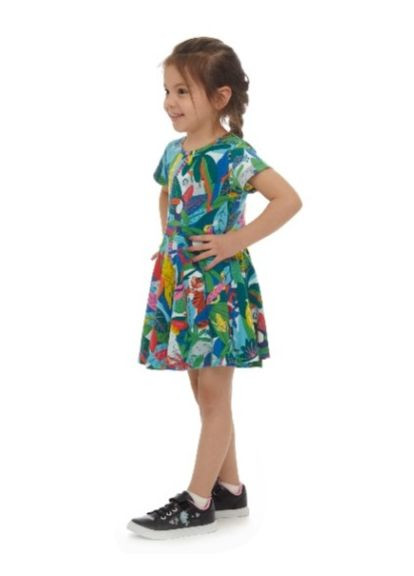 Зелёное платье 5910 126 и голубой Lovetti (316713122)