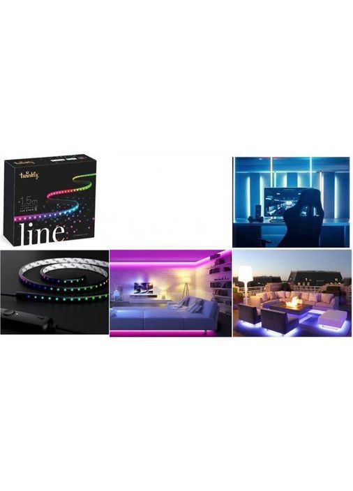 Светодиодная гирлянда Smart LED Line RGB Gen II 1,5м (TWL100ADP-B) Twinkly (322471923)