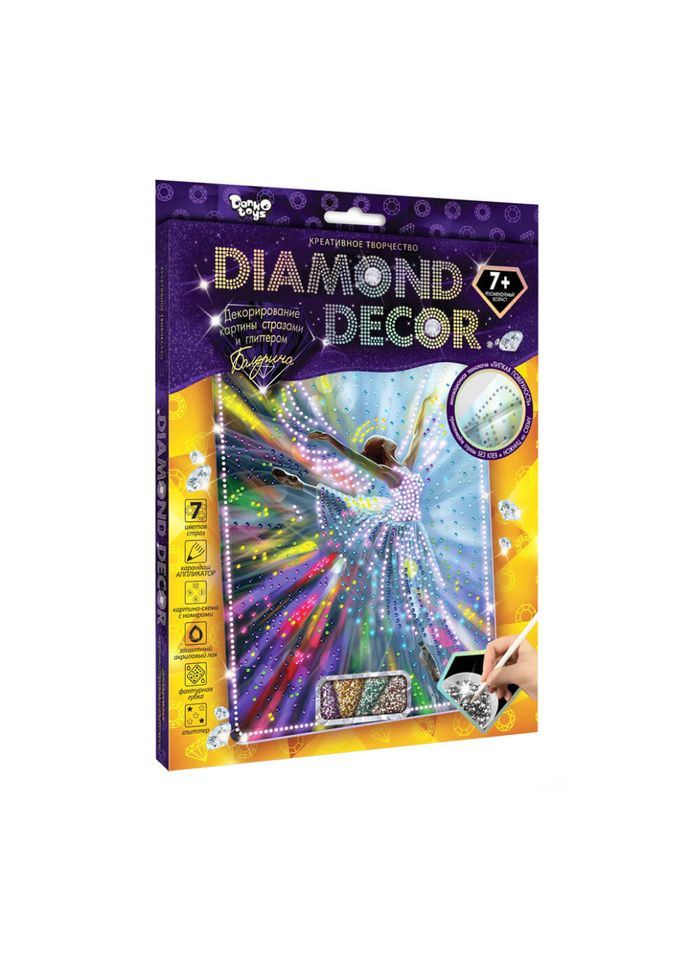 Набір креативної творчості Балерина DD-01-02 "DIAMOND DECOR" No Brand (316050700)