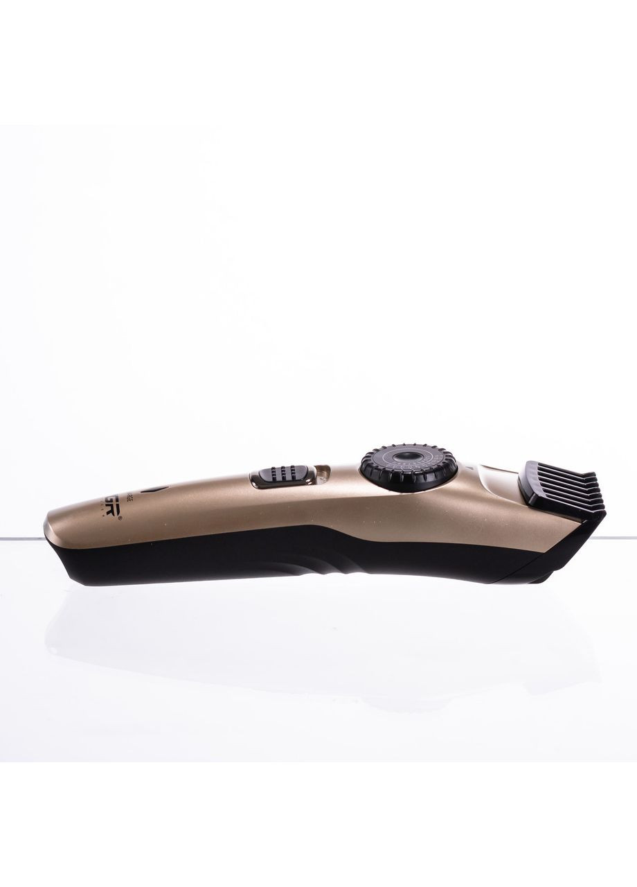 Машинка для стрижки волос и бороды на аккумуляторе с насадками Золотистый VGR V-031 No Brand (369472882)