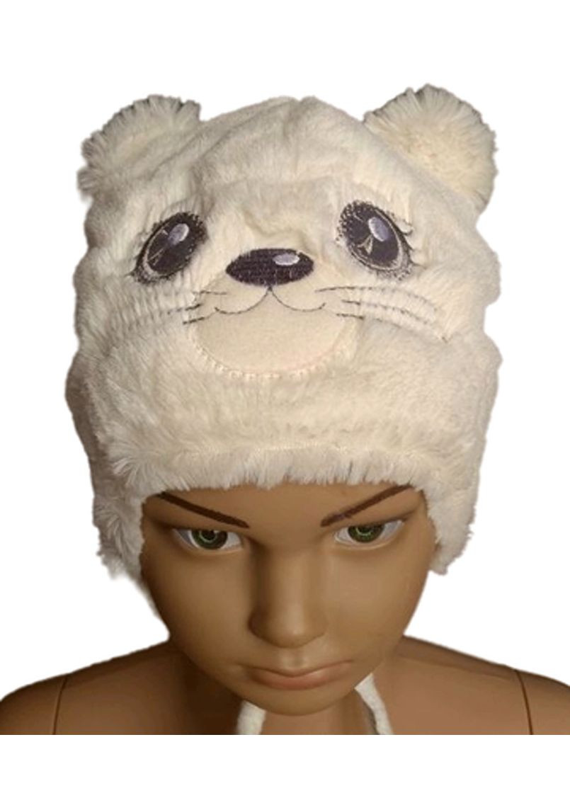 Шапка для мальчика Foka 35017 молочная 42-44 Pupill (305848418)