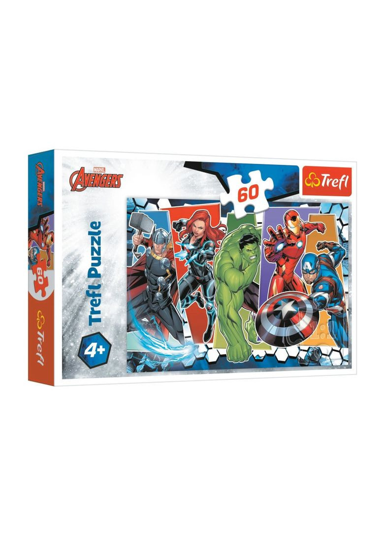Пазли – 60 елм. - 17357 "Марвел. Непереможні месники", Trefl (362432080)