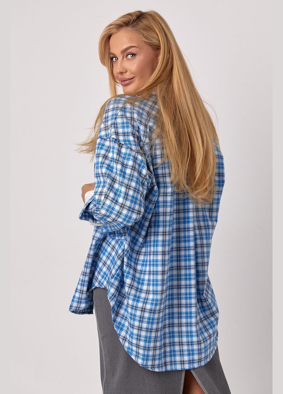 Голубой рубашка Lurex