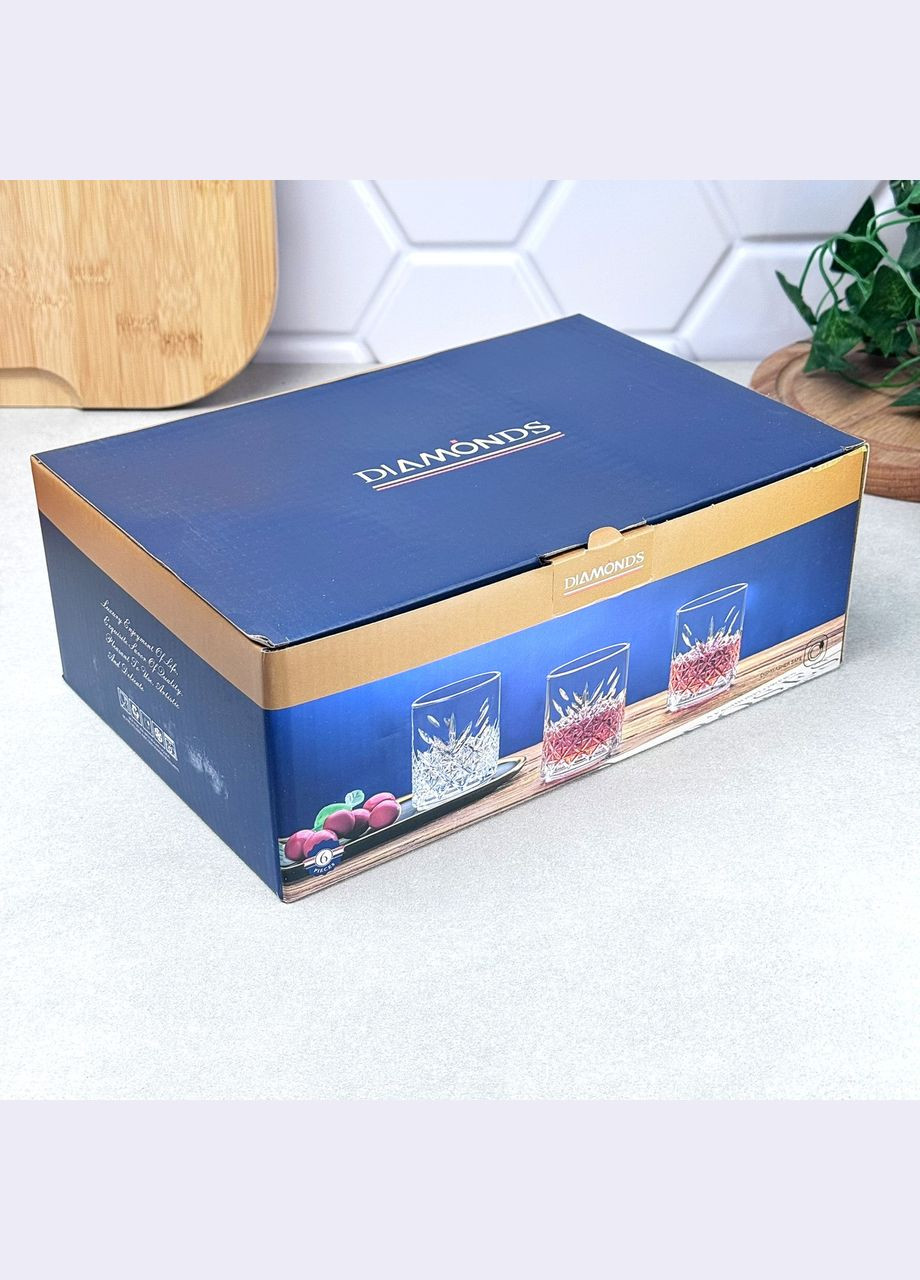 Набор стаканов для виски 375 мл 6 шт. No Brand (339870401)