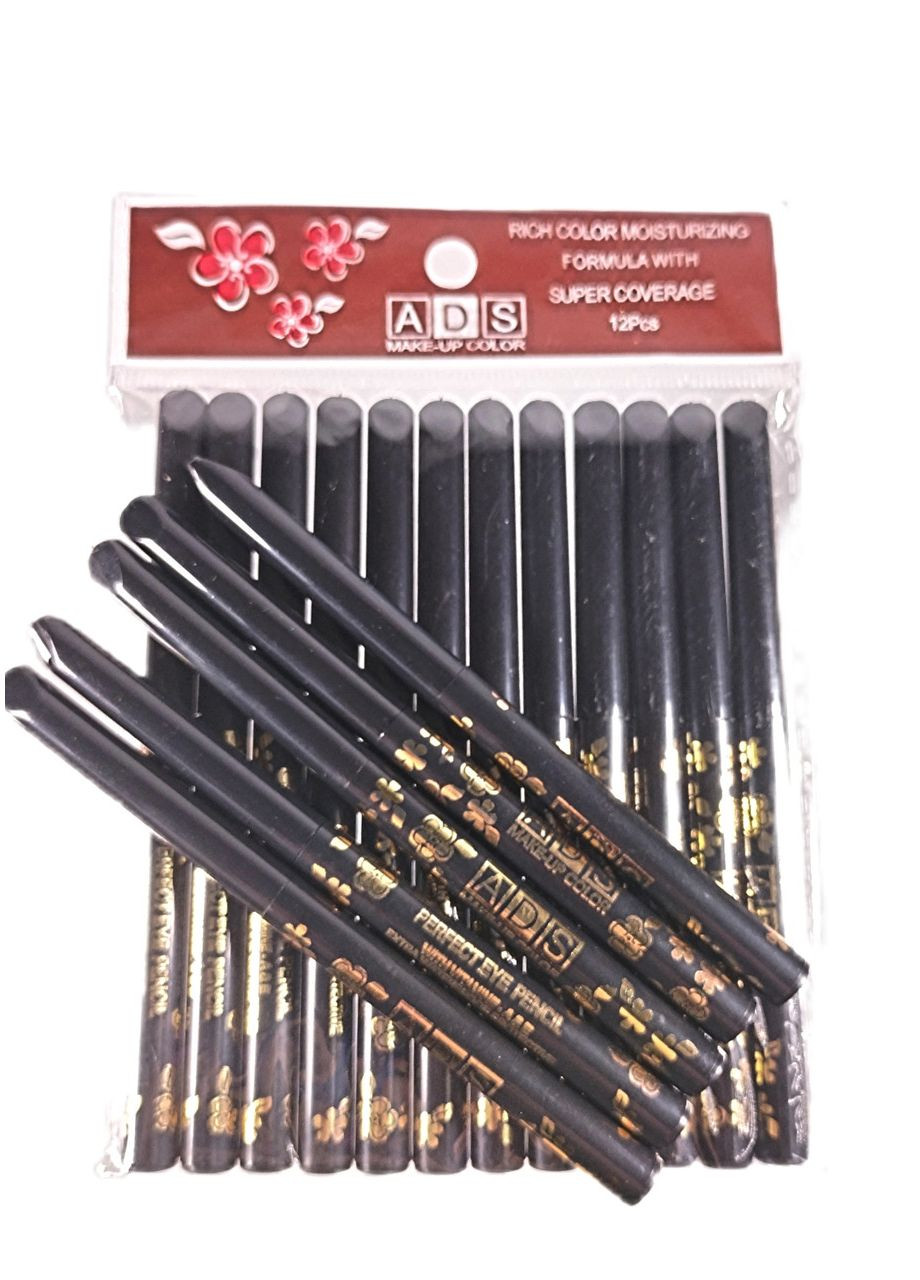 Механический карандаш для глаз черный ADS No Brand (302728912)