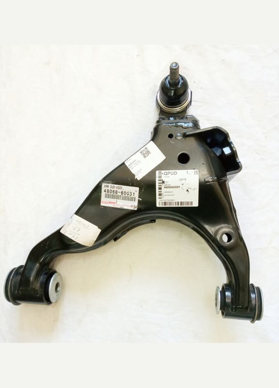 Важіль передній нижній правий, оригінал OEM 48068-60051 Тойота Ленд Крузер Прадо, Lexus GX 2009- Toyota (345737611)