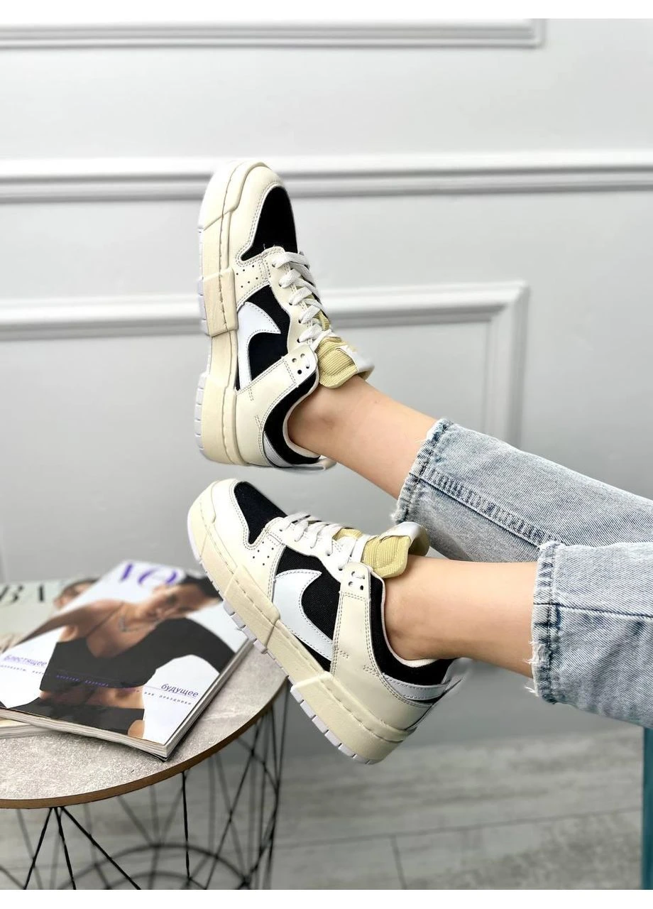 Белые летние кроссовки nike dunk disrupt pale ivory найк данк No Brand
