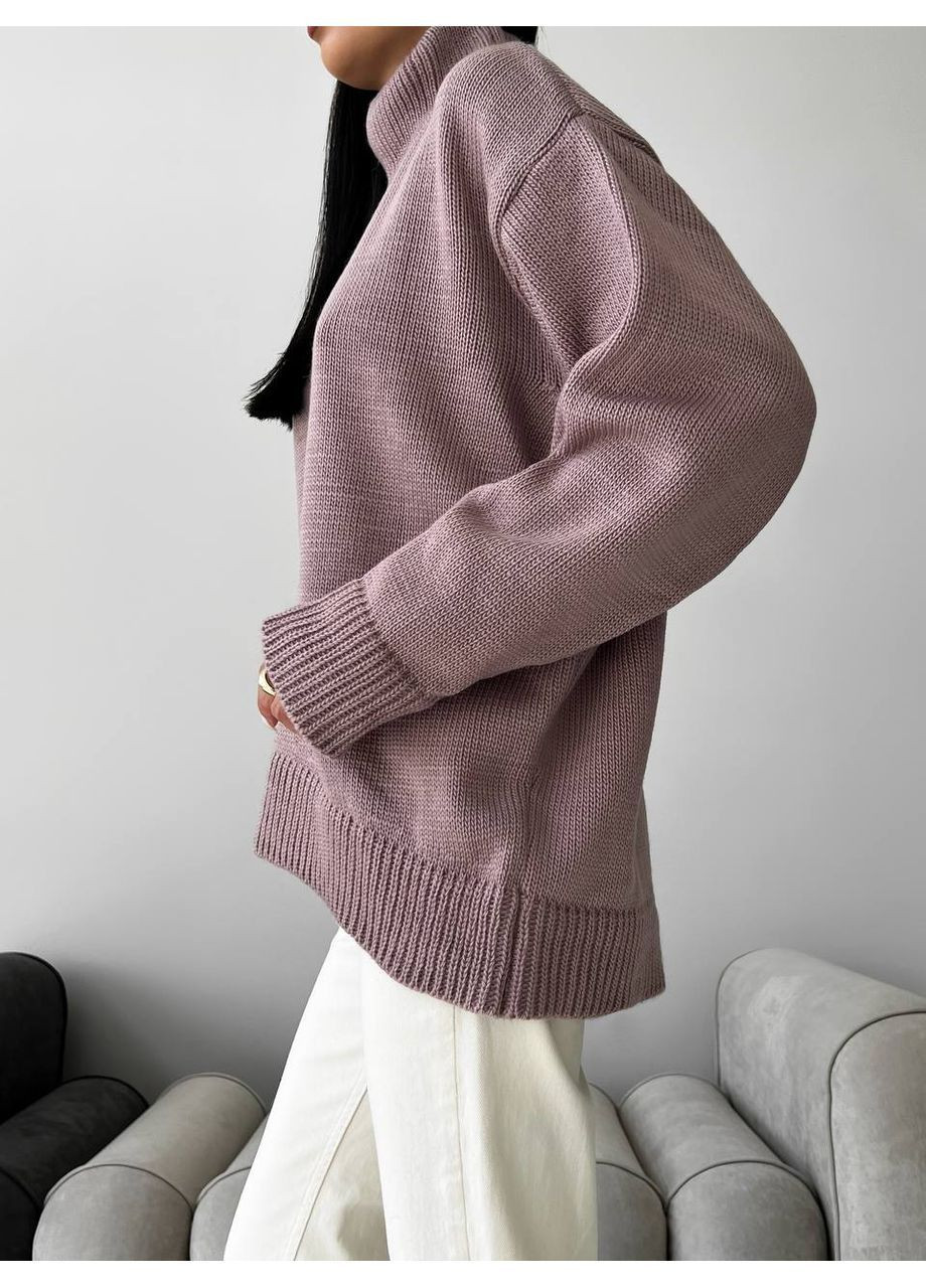 Кавовий демісезонний светр жіночій KaraMix