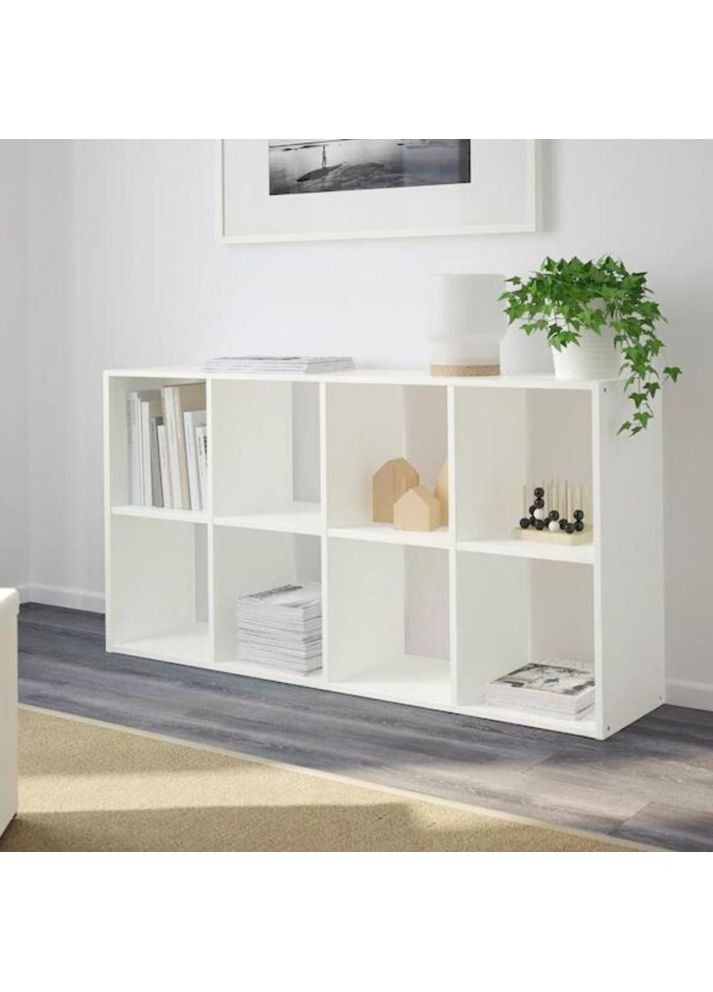 Стелаж для дому, поличка для книг і іграшок, роздільник кімнати на 8 осередків, книжкова шафа І-010 No Brand (371910638)