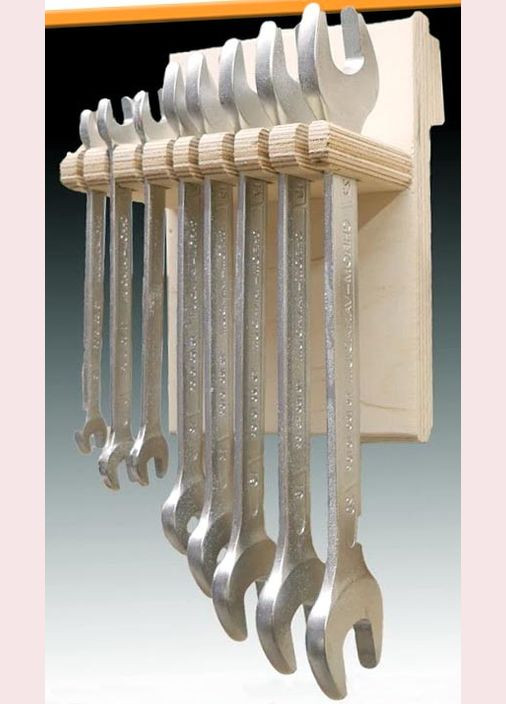 Органайзер для ключів і головок з дерева Одінда бланже (ОГК-001601) No Brand (328912232)