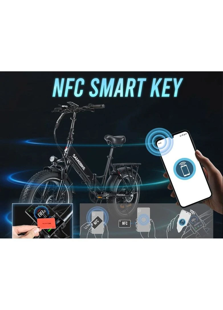 Электровелосипед LOTDM200-II Black [131845] SAMEBIKE (399445793)