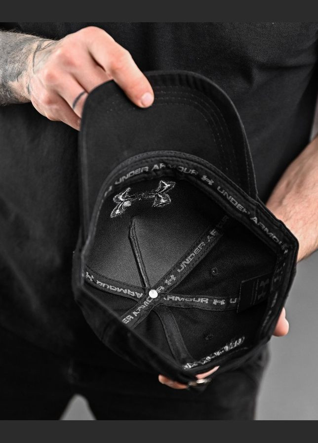 Стильная мужская кепка Under Armour черная Freedom (335014756)