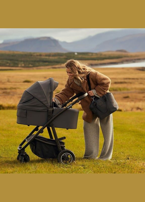 Универсальна коляска 3 в 1 Amber Plus Beige Sand () Lionelo LO-AMBER PLUS 3IN1 BEIGE SAND (341248415)