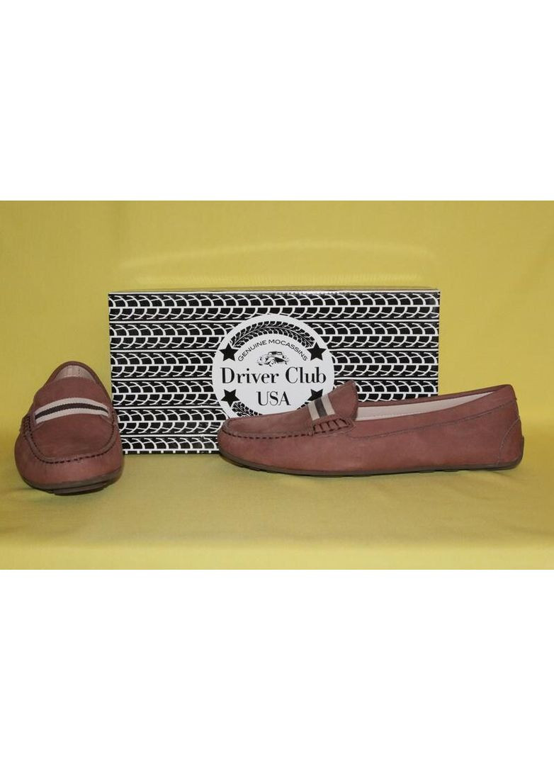 Коричневые мокасины женские размер 40 Driver Club USA