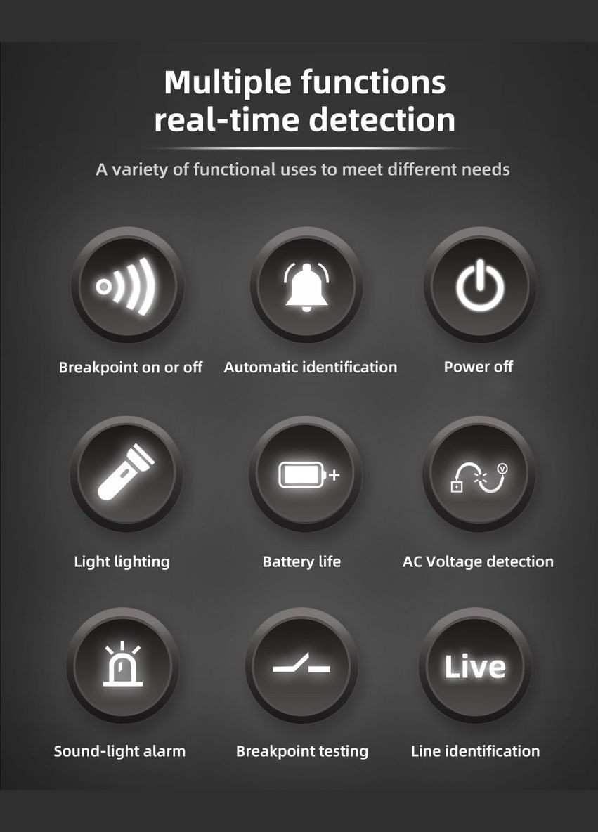 Безконтактний індикатор фази та напруги Z2 Bside (300577529)