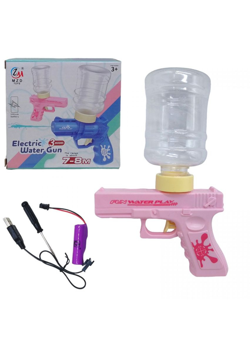 Водний пістолет акумуляторний "Electric Water Gun" (рожевий) MIC (292252396)
