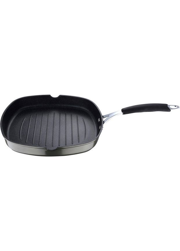 Сковорода-гриль Midnight 28x28 см (BG-30130-GR) Bergner (372609879)