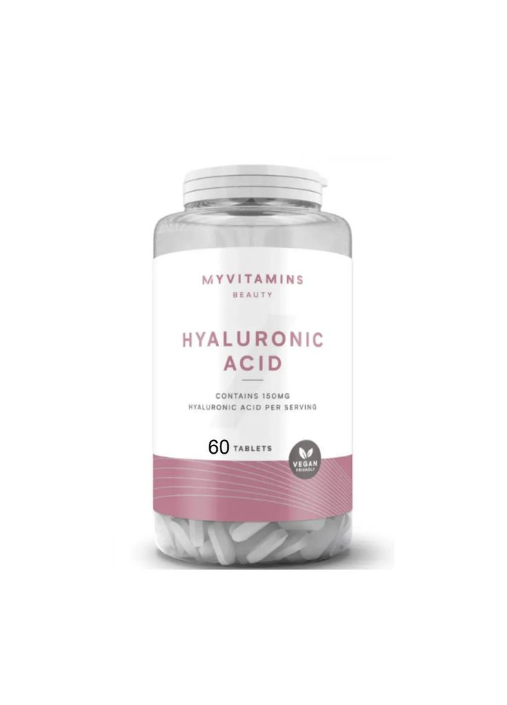 Hyaluronic Acid - 60tab Вітаміни з гіалуроновою кислотою My Protein (280927027)