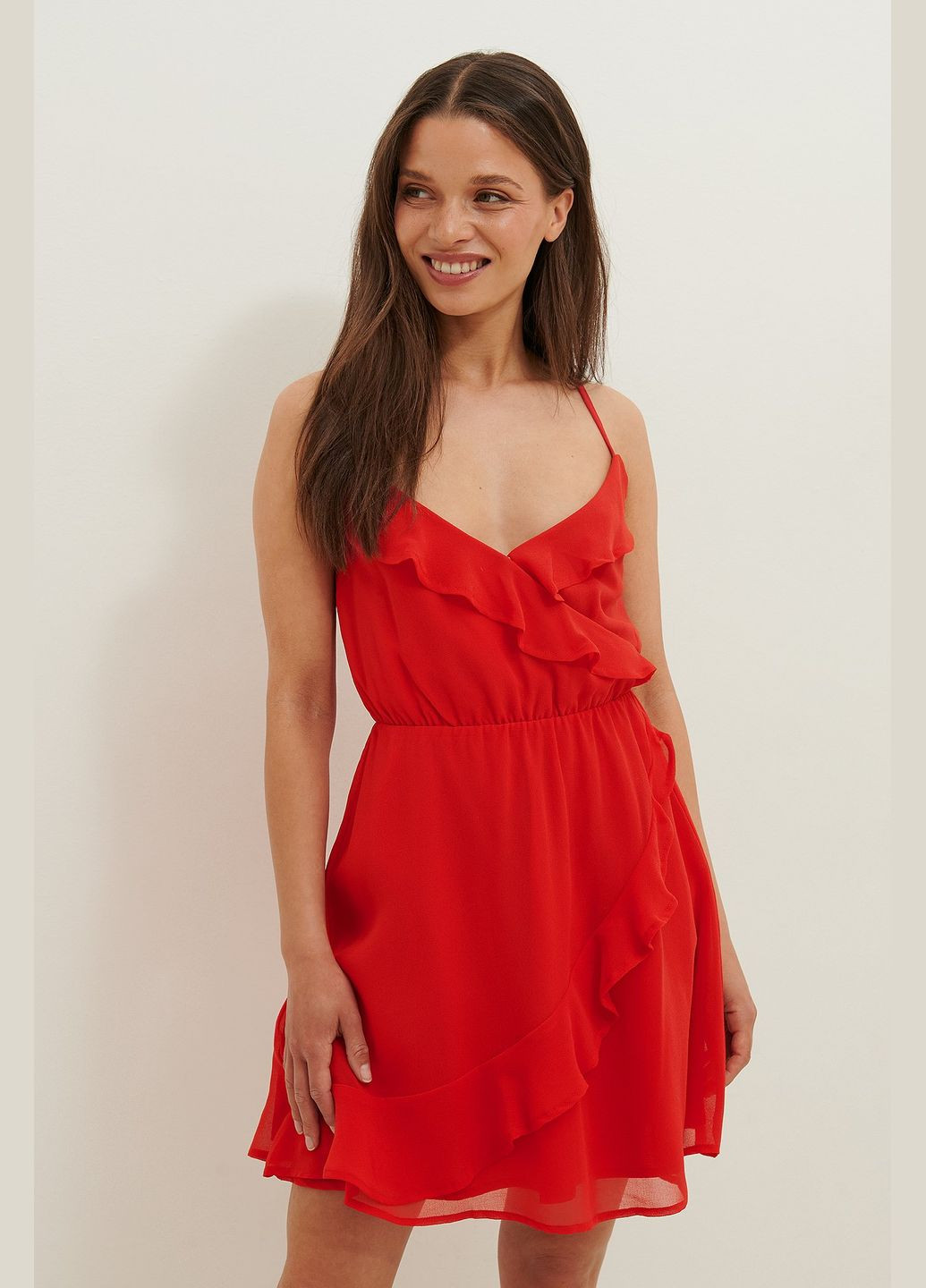 Червона сукня літо,червоний, NA-KD