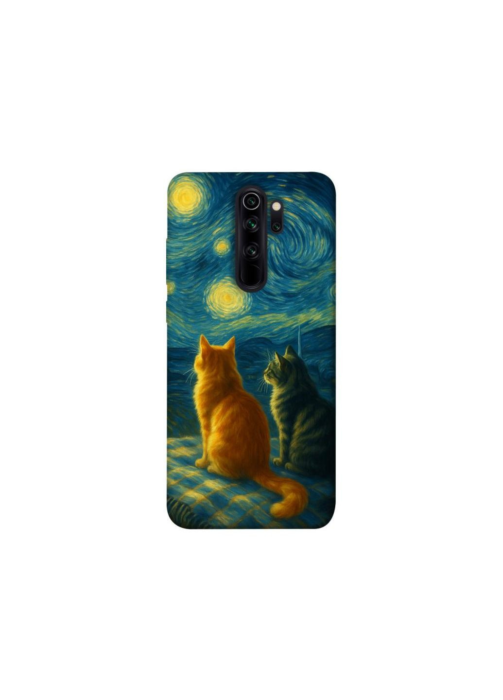 Чохол на Xiaomi Redmi Note 8 Pro Cats under the stars Frontalka (352221724)