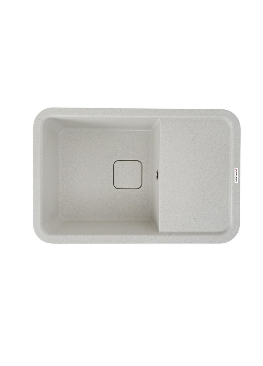 Гранитная мойка для кухни 7850 CUBE матовая Белая в точку Valeso (336934497)