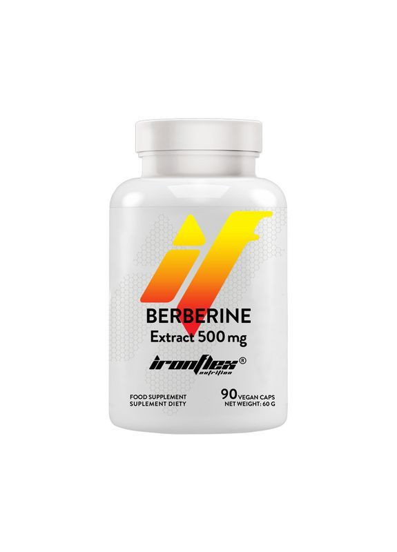 Берберин Berberine Extract HCL ( 500 mg) 90 tabs Ironflex (368775011)