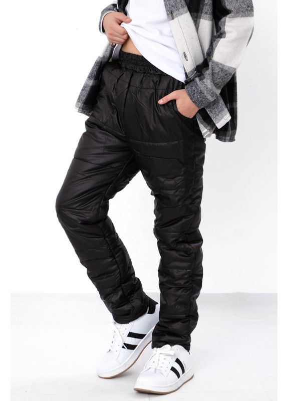 Однотонные зимние детские брюки с карманами (унисекс) HC (h001-523-1) Носи своє (368474783)