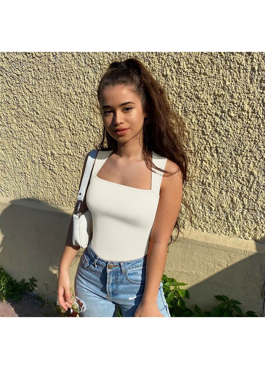 Моделирующее боди Jelly женское корректирующее с эффектом утягивания талии и живота белое No Brand Боді (362026338)